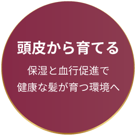 頭皮から育てる